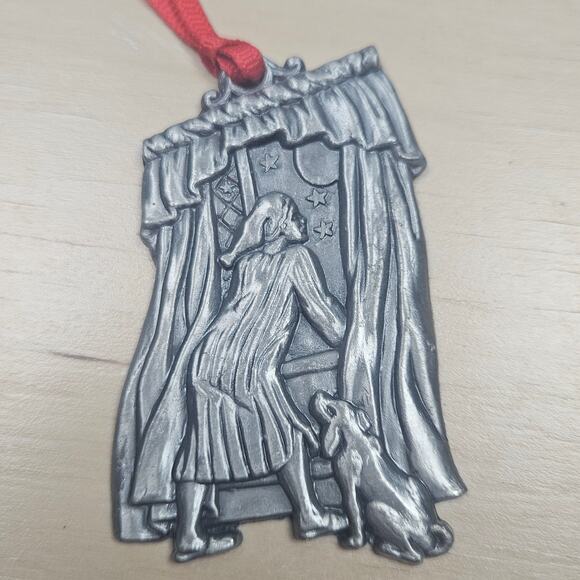 Lot of 6 Vintage Night Before Christmas Pewter Ornaments Christmas Story Holiday - Picture 5 of 7